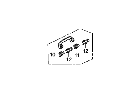 Honda 83240-SNA-A01YD Grab Rail Assy