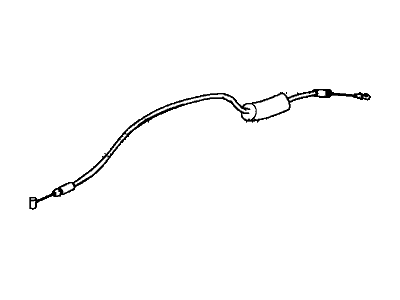 Honda 72631-T2A-A01 Cable, Rear Inside H