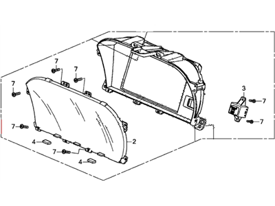 Honda 39713-T2A-A31 Display Assy., Center (Coo) (Panasonic)