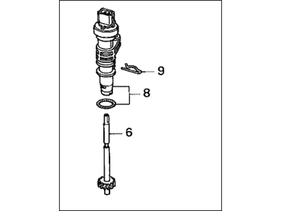 Honda 78410-S10-901 Sensor Assembly, Speed (Denso)