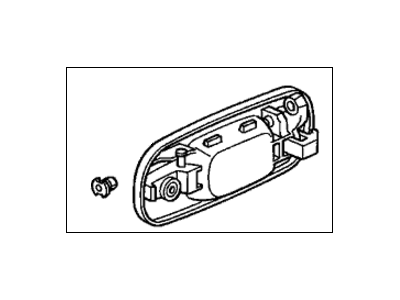 Honda 72640-ST0-J02ZN Handle Assembly, Right Rear Door (Outer) (Cypress Green Pearl)