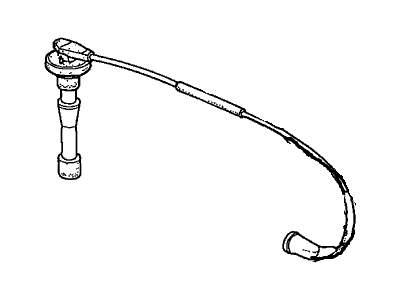 1997 Honda CR-V Spark Plug Wire - 32704-P75-A00