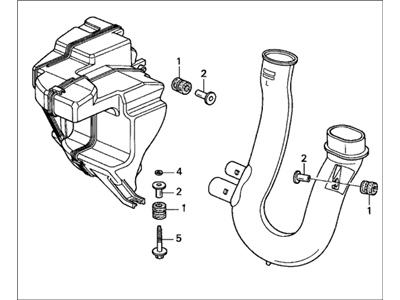 Honda 17242-PHK-000 Tube Assembly, Air Inlet