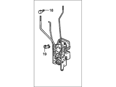 Honda 72150-S10-A21 Lock Assembly, Left Front Door