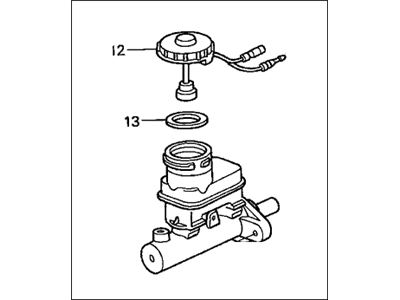 Honda 46100-S10-023 Master Cylinder Assembly