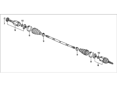 1999 Honda CR-V Axle Shaft - 42311-S10-A50