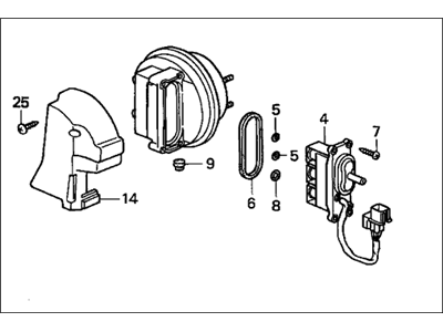 Honda 36520-PV3-015 Actuator Assembly