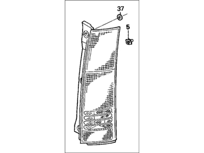 Honda 33501-S10-A01 Lamp Unit, R.