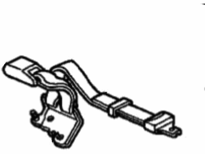 Honda 04823-S10-305ZA Buckle Set *NH178L*