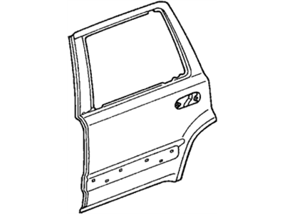 Honda 67611-S10-300ZZ Skin, R. RR. Door