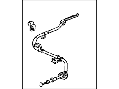 Honda 47510-S10-A03 Wire A, Passenger Side Parking Brake