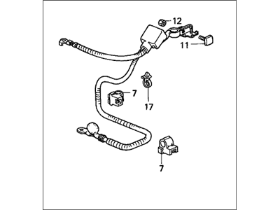 Honda 32410-S10-A60 Cable Assembly, Starter