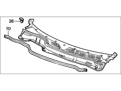 Honda 74200-S10-A00 Cowl Top Assy., FR.