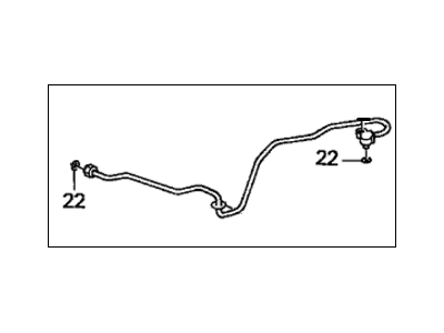 Honda 80341-S10-A01 Pipe A, Receiver