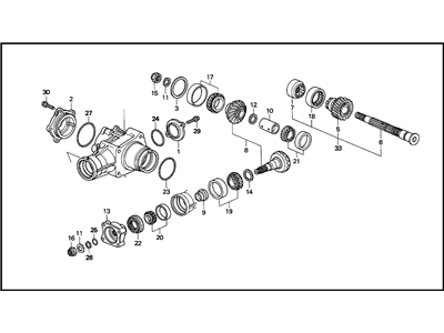 Honda CR-V Transfer Case - 29000-PBX-010