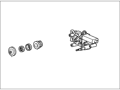 1997 Honda CR-V Wiper Motor - 76700-S10-A01