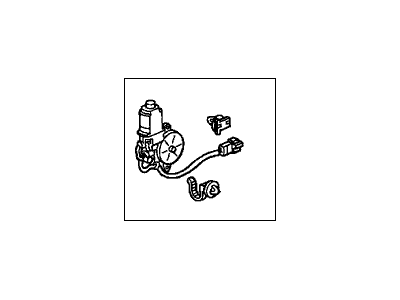 Honda 72255-S30-A02 Motor Assembly, Left Front Window