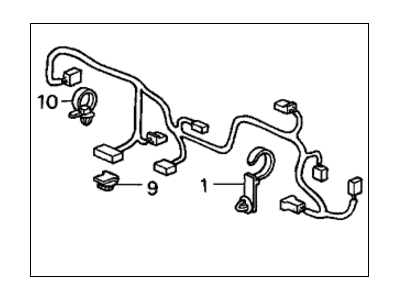 Honda 32157-S10-A01 Sub-Wire, Heater (A)