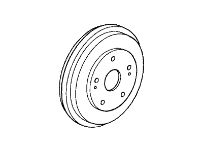 Honda 42610-S70-000 Drum, Rear Brake