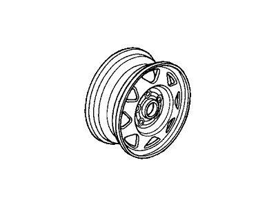 Honda 42700-S10-003 Disk, Wheel (15X6J)