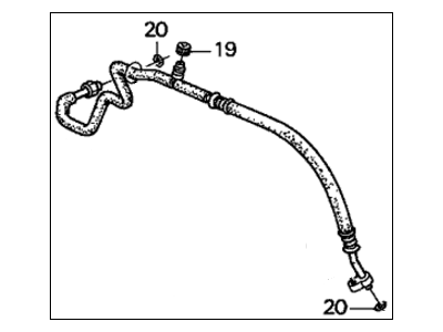 1999 Honda CR-V A/C Hose - 80311-S10-A01