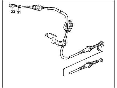 2001 Honda CR-V Shift Cable - 54315-S10-A52