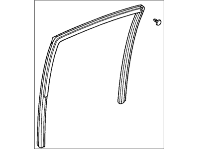 Honda 72735-S10-003 Channel, Right Rear Door Run