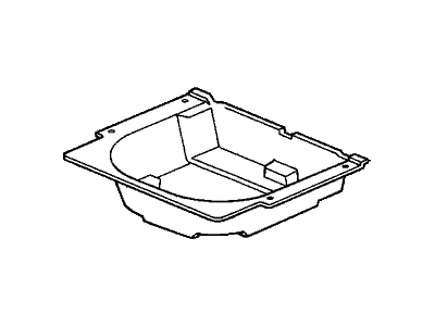 Honda 83823-S10-000 Bucket, RR. Floor