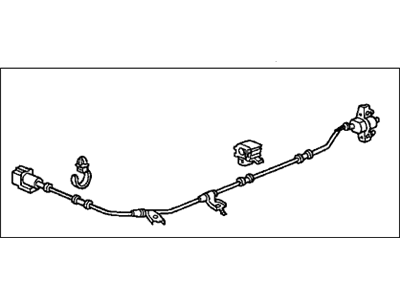 Honda 57470-S10-G01 Sensor Assembly, Right Rear