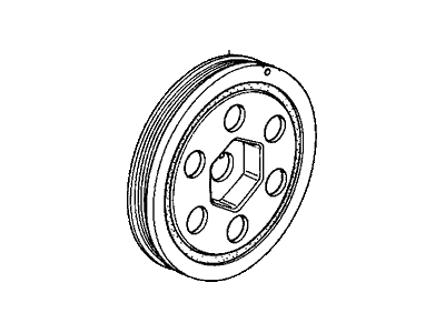 2002 Honda Insight Crankshaft Pulley - 13810-PHM-003