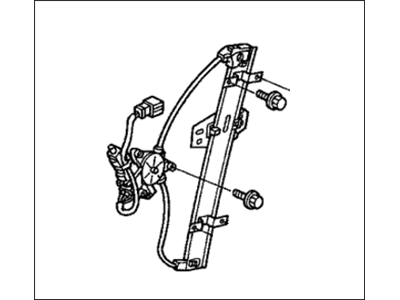 2002 Honda Insight Window Regulator - 72210-S3Y-A02