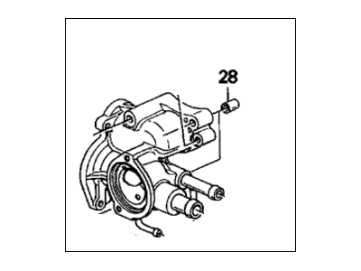 2004 Honda Insight Thermostat Housing - 19320-PHM-A00