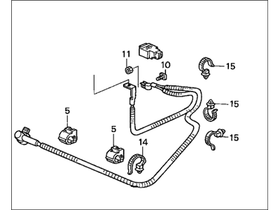 Honda Insight Battery Cable - 32410-S3Y-A10