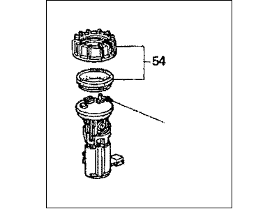 Honda 17045-S3Y-A30 Module Assembly, Fuel Pump