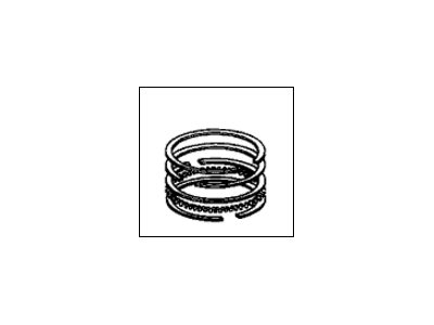 Honda 13021-PHM-004 Ring Set, Piston (Over Size) (0.25)