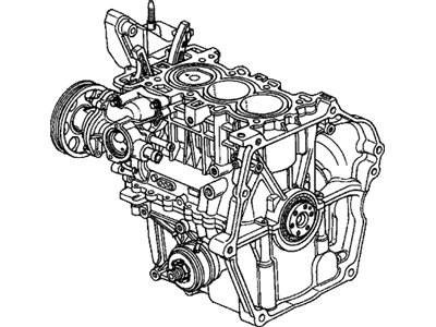 Honda 10002-PHM-A13 General Assy., Cylinder Block (DOT)