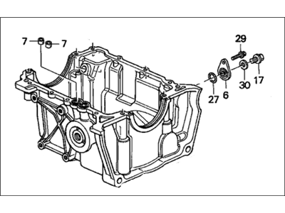 Honda 11200-PHM-000 Pan, Oil