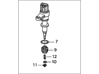 2006 Honda Insight Speed Sensor - 78410-S3Y-003