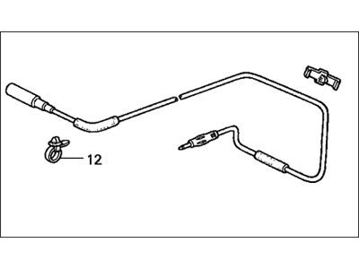 2000 Honda Insight Antenna Cable - 39156-S3Y-003