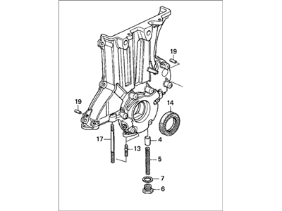 2005 Honda Insight Oil Pump - 15100-PHM-013