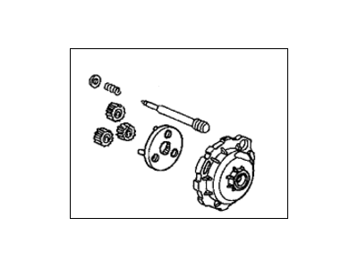 Honda Civic Starter Drive Gear - 31220-PHM-A01