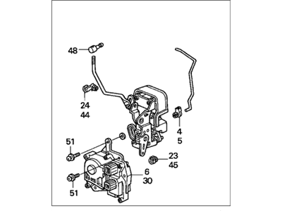 Honda Insight Door Lock - 72110-S3Y-A01