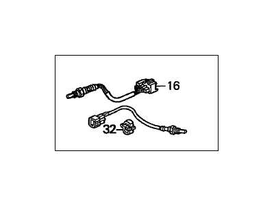 2002 Honda Insight Oxygen Sensor - 06365-PHM-A20