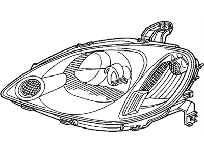 Honda 33101-S3Y-A01 Headlight Unit, Passenger Side