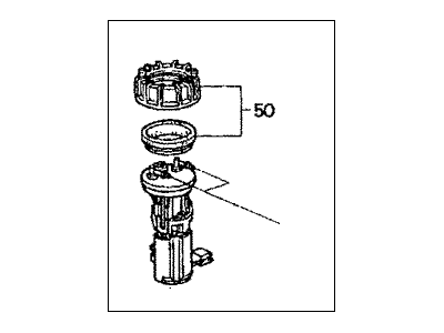 Honda Insight Fuel Pump - 17045-S3Y-A00