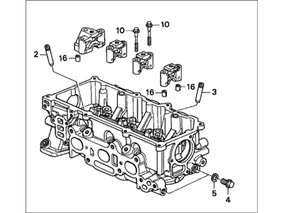 2006 Honda Insight Cylinder Head - 12100-PHM-010