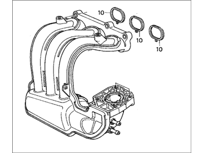 2005 Honda Insight Intake Manifold - 17000-PHM-006