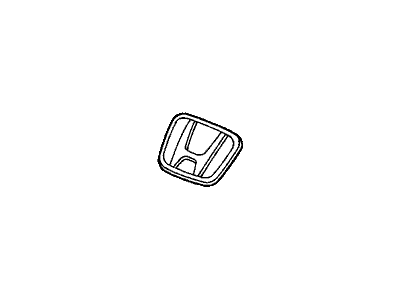 Honda 75700-S3Y-000ZD Emblem, Front Center (Silverstone Metallic) (H)