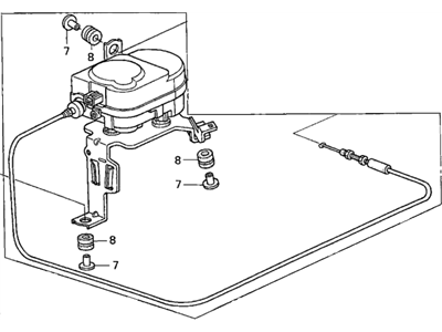 Honda 36510-P8F-A00 Actuator Assy.