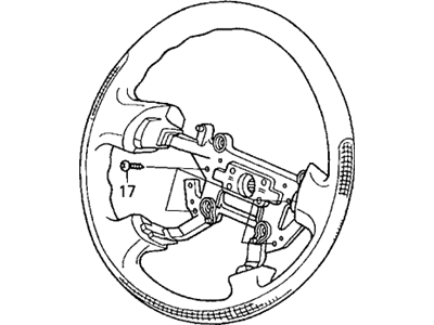 2004 Honda Odyssey Steering Wheel - 78501-S0X-S61ZA